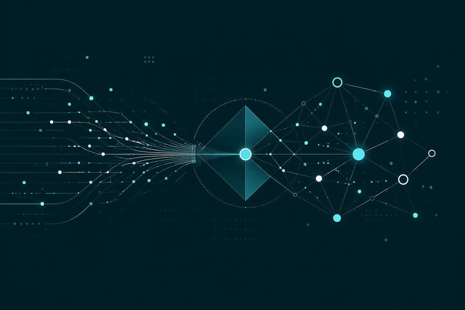 Global skyline with data network — WeAdU homepage hero